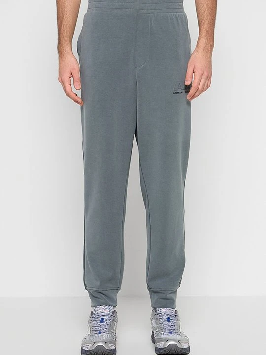 Zdjęcie produktu Spodnie treningowe Armani Exchange zieleń butelkowa
