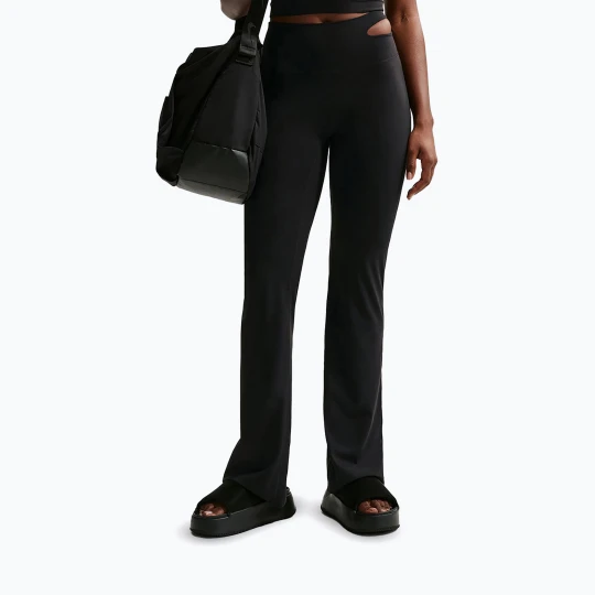Zdjęcie produktu Spodnie treningowe damskie Nike Zenvy High-Waisted Flared black/pcg3c