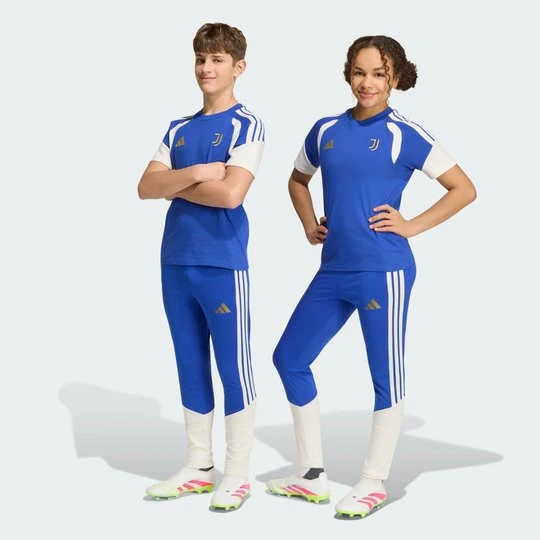 Zdjęcie produktu Spodnie treningowe dziecięce Juventus 26 / 27 Tiro26 Competition Adidas niebieski