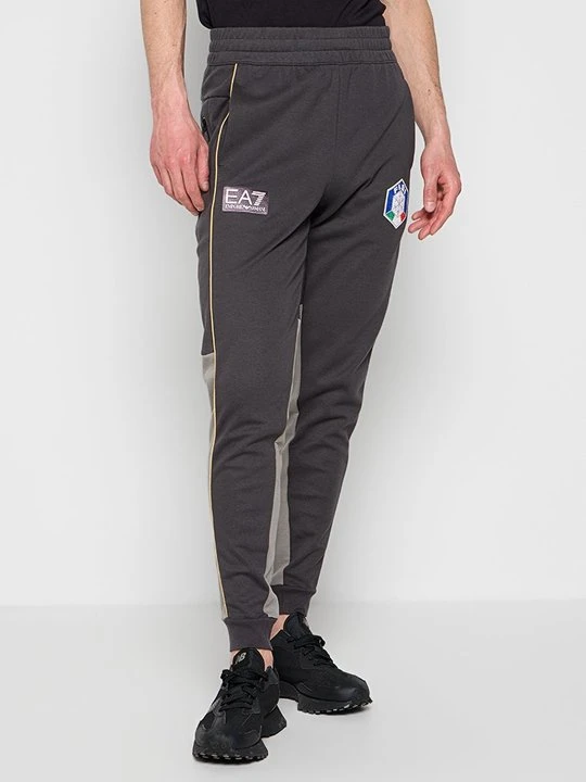 Zdjęcie produktu Spodnie treningowe EA7 Emporio Armani ciemnoszary