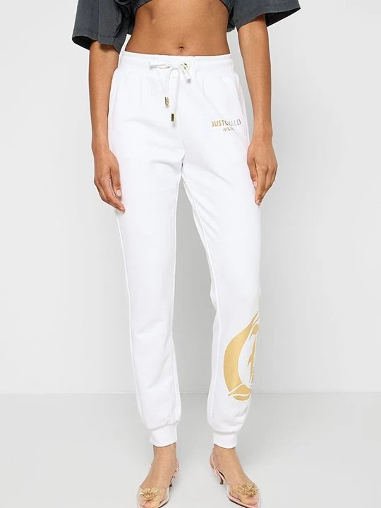 Zdjęcie produktu Spodnie treningowe Just Cavalli biały