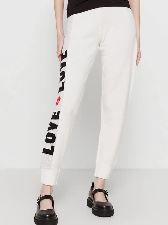 Zdjęcie produktu Spodnie treningowe LOVE MOSCHINO biały