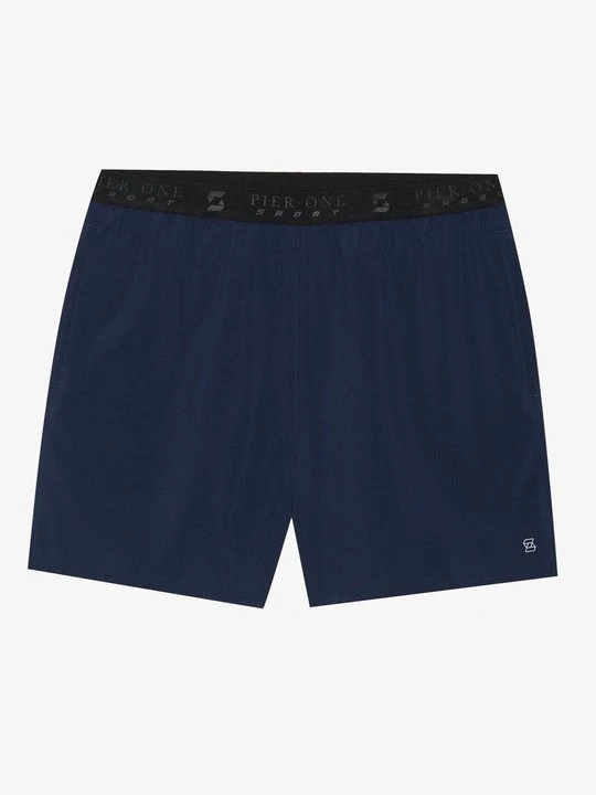 Zdjęcie produktu Spodnie treningowe Pier One Sport By Zalando granatowy
