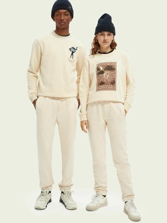 Zdjęcie produktu Spodnie treningowe Scotch & Soda morelowy