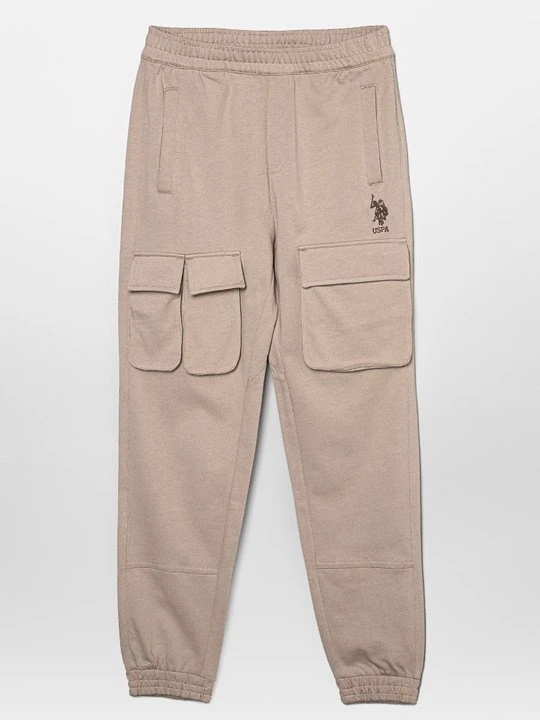 Zdjęcie produktu Spodnie treningowe U.S. POLO ASSN. beżowy