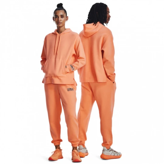 Zdjęcie produktu Spodnie treningowe uniseks Under Armour UA Summit Knit Joggers - pomarańczowe