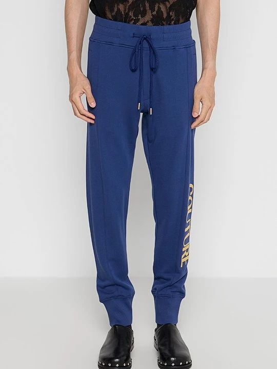 Zdjęcie produktu Spodnie treningowe Versace Jeans Couture niebieski