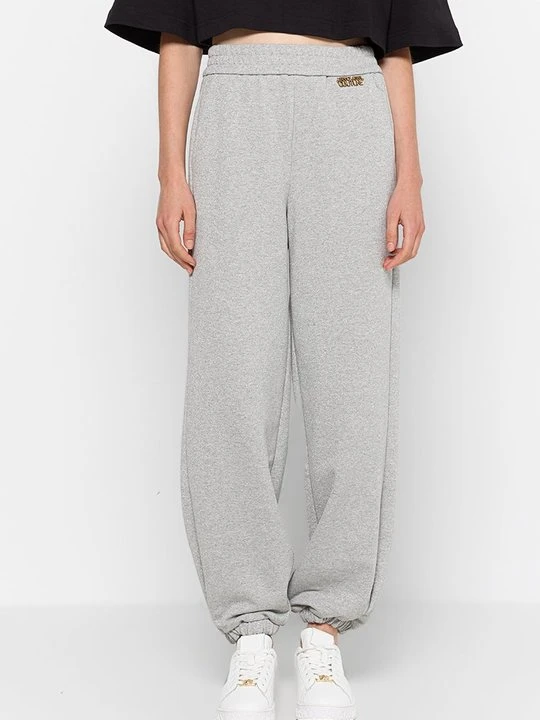 Zdjęcie produktu Spodnie treningowe Versace Jeans Couture jasnoszary