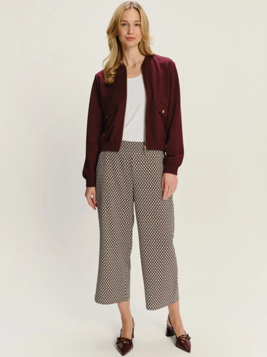 Zdjęcie produktu Spodnie typu culotte z printem Greenpoint