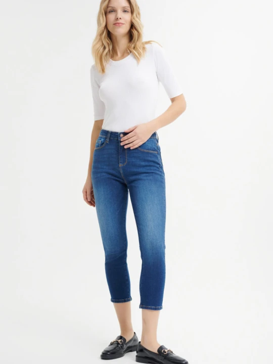Zdjęcie produktu Spodnie typu skinny z ciemnego denimu Greenpoint granatowy