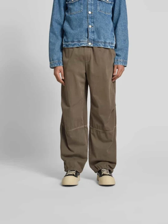 Zdjęcie produktu Spodnie typu track pants z elastycznym pasem Won Hundred Khaki