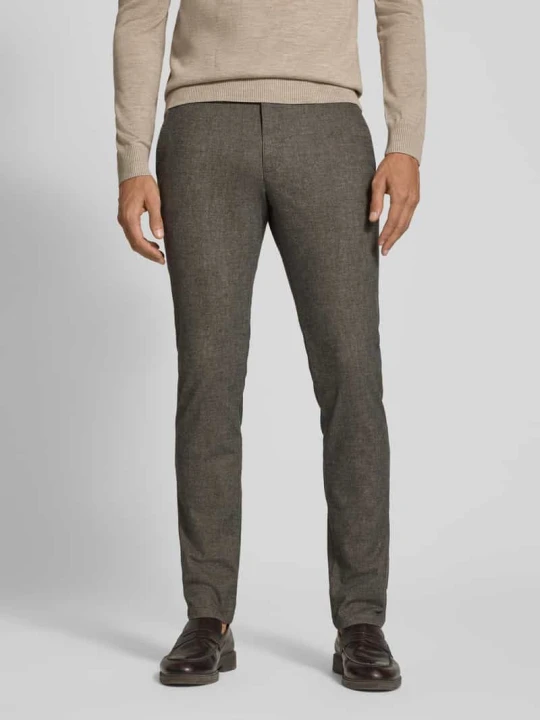 Zdjęcie produktu Spodnie w kroju modern fit z kieszeniami bocznymi Bugatti Khaki