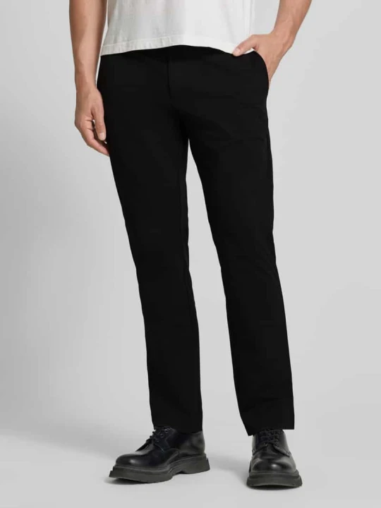 Zdjęcie produktu Spodnie w kroju slim fit z kieszeniami z tyłu MCNEAL Czarny