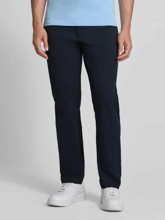 Zdjęcie produktu Spodnie w kroju slim fit z kieszeniami z tyłu MCNEAL Granatowy