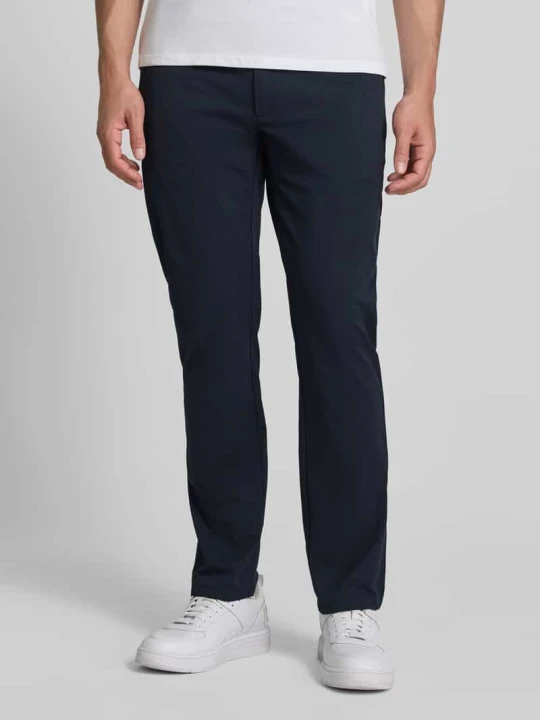 Zdjęcie produktu Spodnie w kroju tapered fit z tylnymi kieszeniami MCNEAL Granatowy