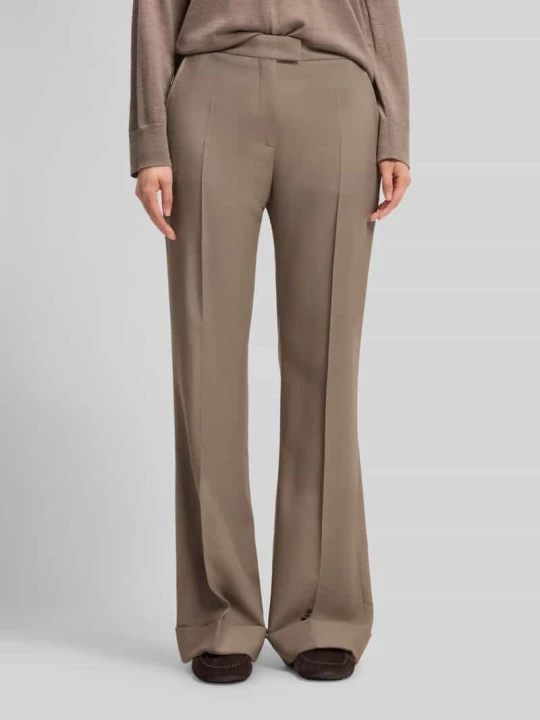 Zdjęcie produktu Spodnie Wide Leg z mieszanka wiskozy model 'Talia5' Boss