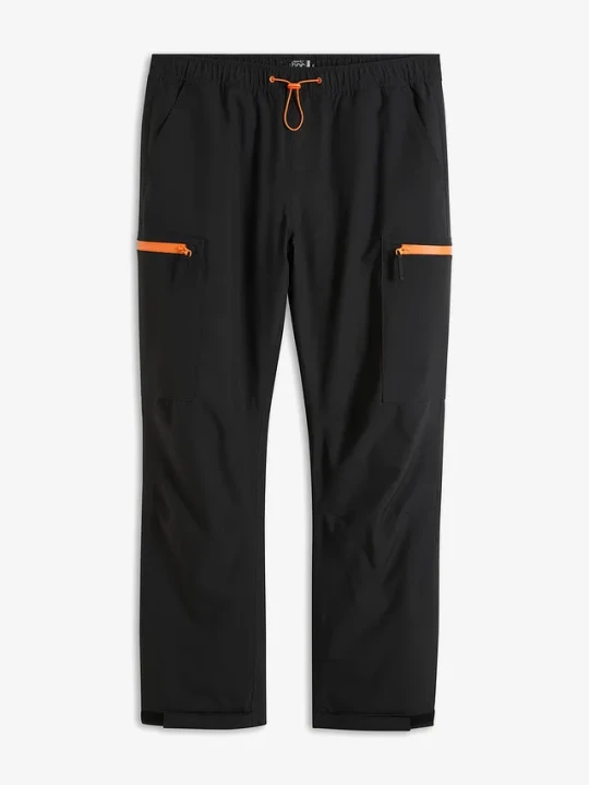 Zdjęcie produktu Spodnie wodoodporne, termoaktywne, loose fit straight BonPrix czarny