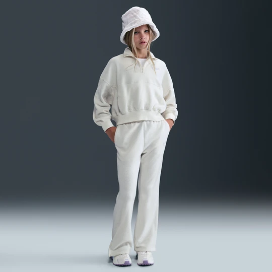 Zdjęcie produktu Spodnie z dzianiny dla dużych dzieci (dziewcząt) Nike - Brązowy