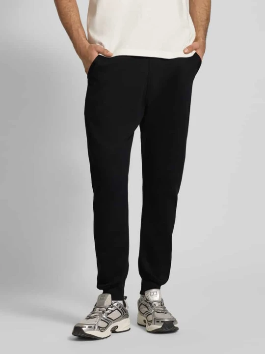Zdjęcie produktu Spodnie z dzianiny dresowej z wpuszczanymi kieszeniami G-Star Raw Czarny