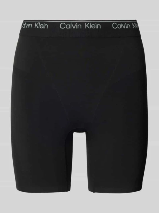 Zdjęcie produktu Spodnie z elastycznym pasem z logo Calvin Klein Czarny