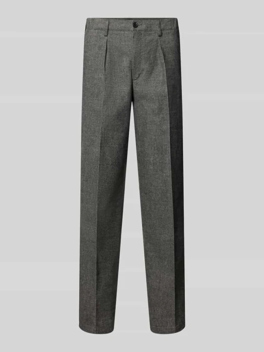 Zdjęcie produktu Spodnie z kantami i kieszeniami z tyłu Profuomo Antracytowy
