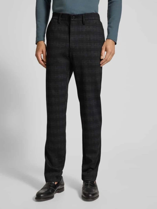 Zdjęcie produktu Spodnie o kroju slim fit z kieszeniami z tyłu Christian Berg Średnioszary