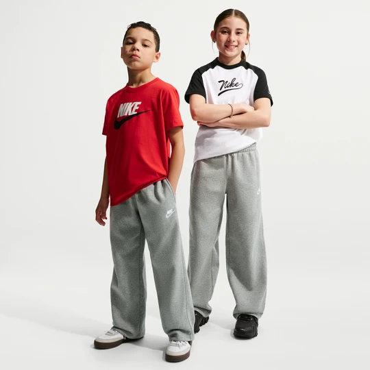 Zdjęcie produktu Spodnie z luźnymi nogawkami dla dzieci Nike - Szary