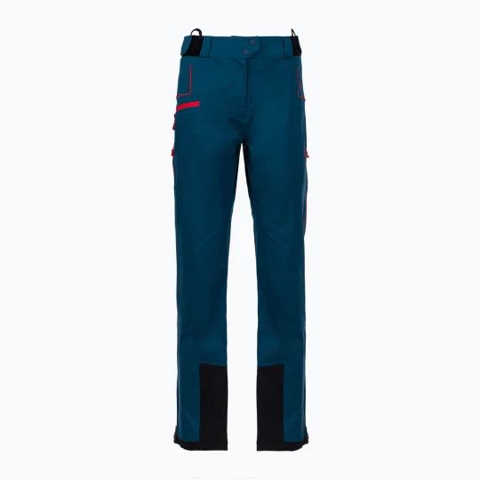 Zdjęcie produktu Spodnie z membraną damskie La Sportiva Crizzle EVO Shell storm blue/cherry tomato Granatowy