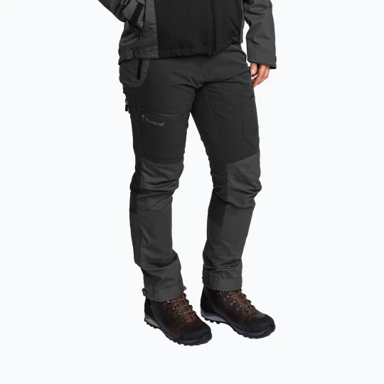 Zdjęcie produktu Spodnie z membraną damskie Pinewood Finnveden Hybrid black / d.anthracite