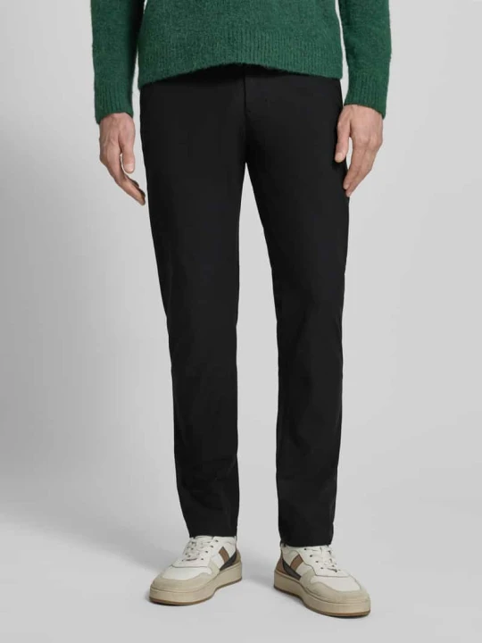 Zdjęcie produktu Spodnie o kroju regular fit z oddychającego materiału model 'DENTON' Tommy Hilfiger Czarny