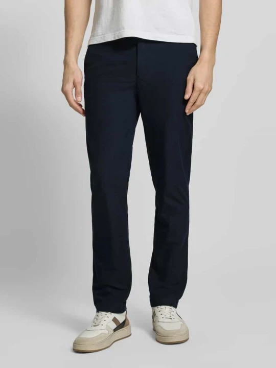 Zdjęcie produktu Spodnie o kroju regular fit z oddychającego materiału model 'DENTON' Tommy Hilfiger Granatowy