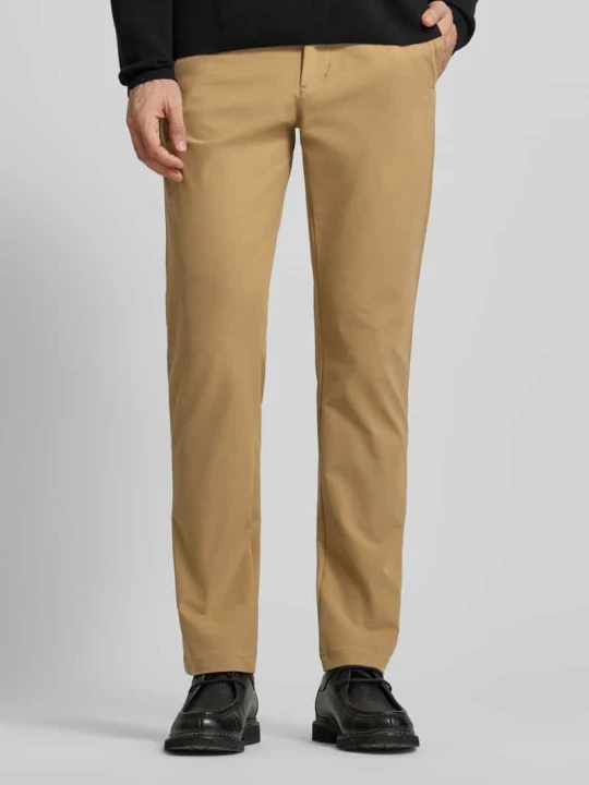 Zdjęcie produktu Spodnie o kroju regular fit z oddychającego materiału model 'DENTON' Tommy Hilfiger Beżowy