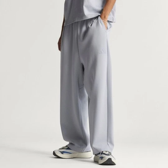 Zdjęcie produktu Spodnie z prostymi nogawkami Soft Lux Adidas Halo Silver