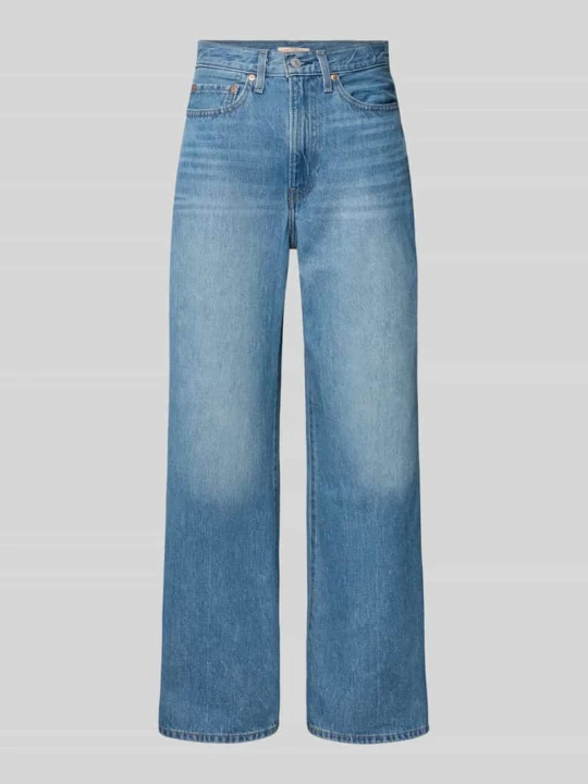 Zdjęcie produktu Spodnie z szerokimi nogawkami i krój loose fit z czystej bawełny model 'Levi's® 300' Jasnoniebieski