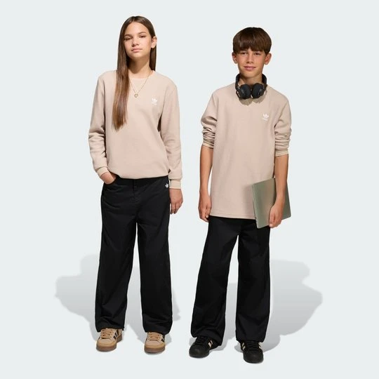 Zdjęcie produktu Spodnie z tkaniny diagonalnej Adidas czarny