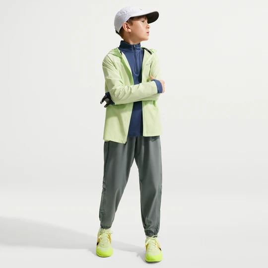 Zdjęcie produktu Spodnie z tkaniny dla dużych dzieci Dri-FIT Nike Miler - Szary