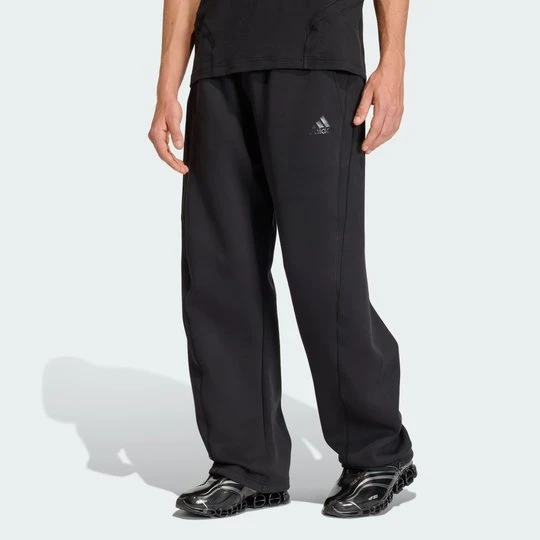 Zdjęcie produktu SPODNIE Z TKANINY SPACER Z OTWARTYM DOŁEM Adidas czarny