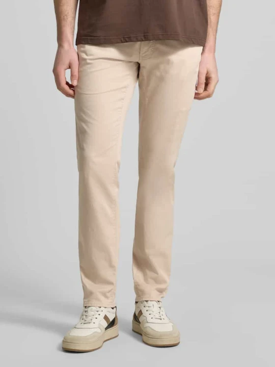 Zdjęcie produktu spodnie w kroju slim fit z ultralight wykończeniem model 'Chuck' BRAX Beżowy