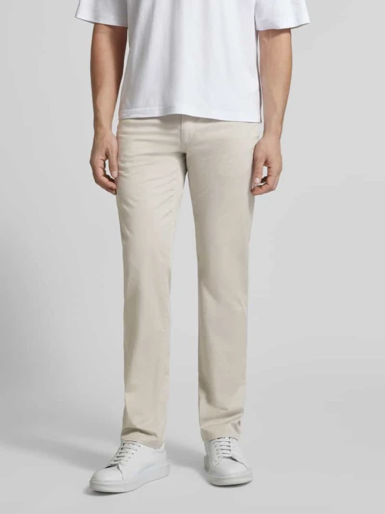 Zdjęcie produktu spodnie o kroju regular fit z ultralight wykończeniem model 'Cadiz' BRAX Piaskowy