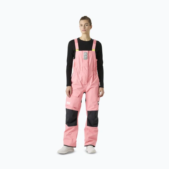 Zdjęcie produktu Spodnie żeglarskie damskie Helly Hansen Pier 4.0 Bib coral almond Różowy