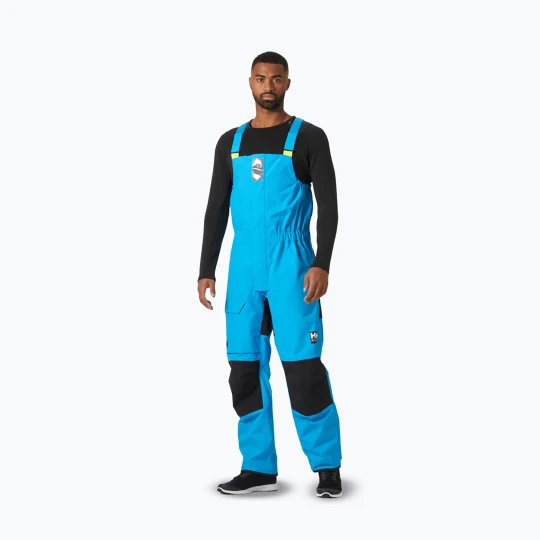 Zdjęcie produktu Spodnie żeglarskie męskie Helly Hansen Pier 4.0 Bib cyan Niebieski