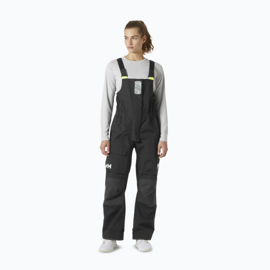 Zdjęcie produktu Spodnie żeglarskie damskie Helly Hansen Pier 4.0 Bib ebony Czarny