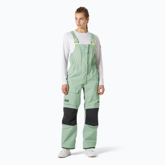 Zdjęcie produktu Spodnie żeglarskie damskie Helly Hansen Pier 4.0 Bib eucalyptus Zielony