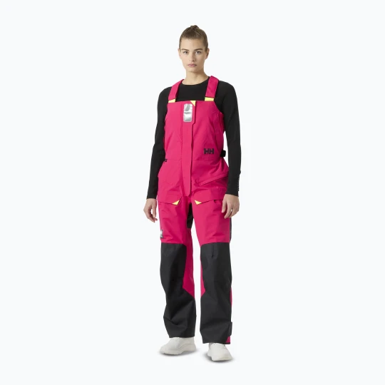Zdjęcie produktu Spodnie żeglarskie damskie Helly Hansen Skagen Offshore Bib cranberry Różowy