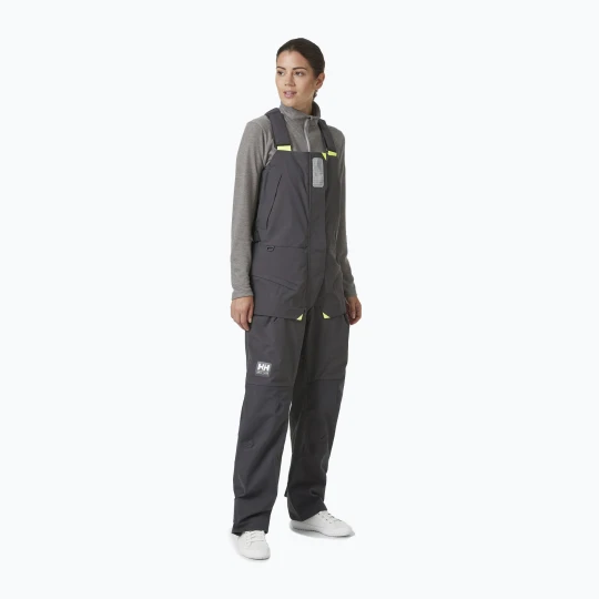 Zdjęcie produktu Spodnie żeglarskie damskie Helly Hansen Skagen Offshore Bib ebony Czarny