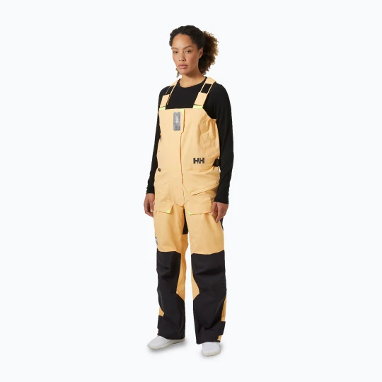 Zdjęcie produktu Spodnie żeglarskie damskie Helly Hansen Skagen Offshore Bib orange sorbet Żółty
