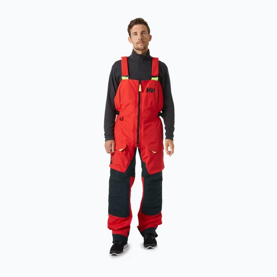 Zdjęcie produktu Spodnie żeglarskie męskie Helly Hansen Aegir Race Bib alert red