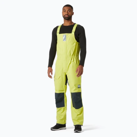 Zdjęcie produktu Spodnie żeglarskie męskie Helly Hansen Pier 4.0 Bib cyber lime Żółty