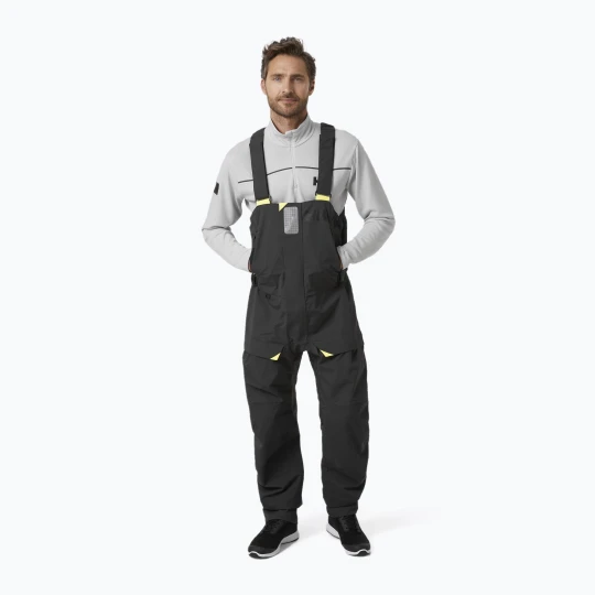 Zdjęcie produktu Spodnie żeglarskie męskie Helly Hansen Skagen Offshore Bib ebony Czarny