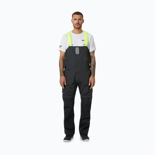 Zdjęcie produktu Spodnie żeglarskie męskie Helly Hansen Skagen Pro Bib ebony Szary